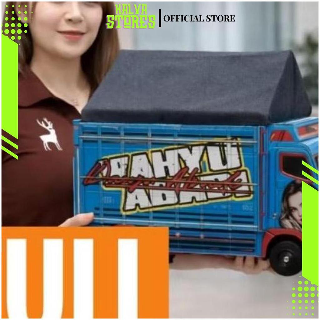 Miniatur Truk Hias Viral Custom 53x49 cm Full Variasi Pajangan Koleksi Truk Oleng Unik Mainan Trek X