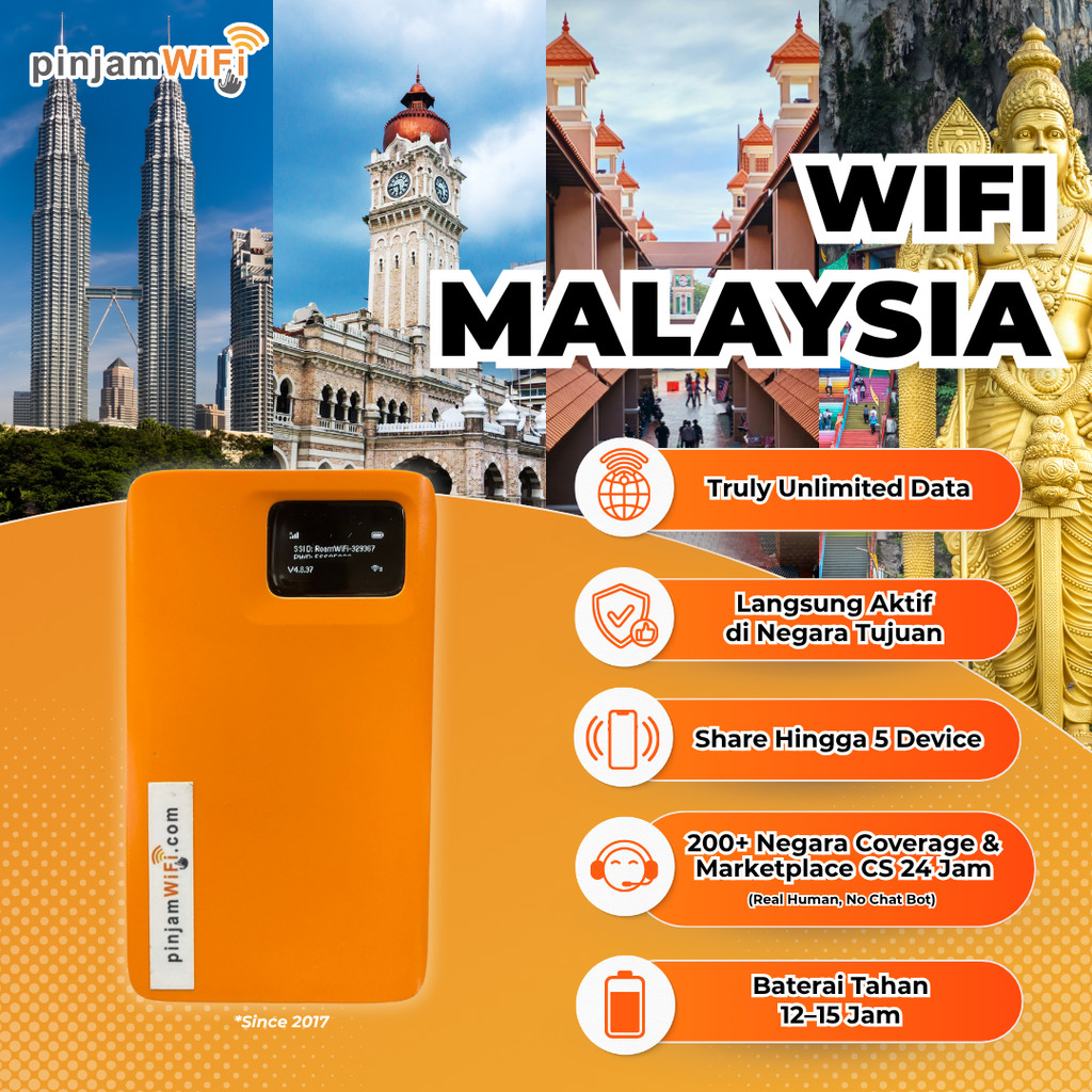 PINJAM WIFI SEWA MODEM PORTABLE MALAYSIA HARIAN - TRULY UNLIMITED NO FUP DAILY