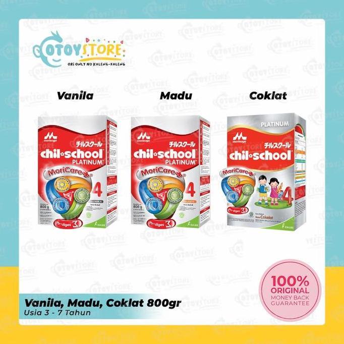 Cod,Sajabisa- Mnaga Chil School Platinum Vanila Madu Coklat 800 Gram