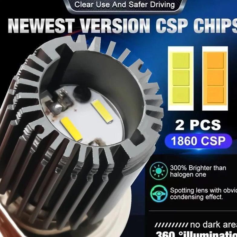 Limited Original Lampu Led H4 Hyper 2 Warna Led Laser H4 Laser Utama Motor Mobil Universal
