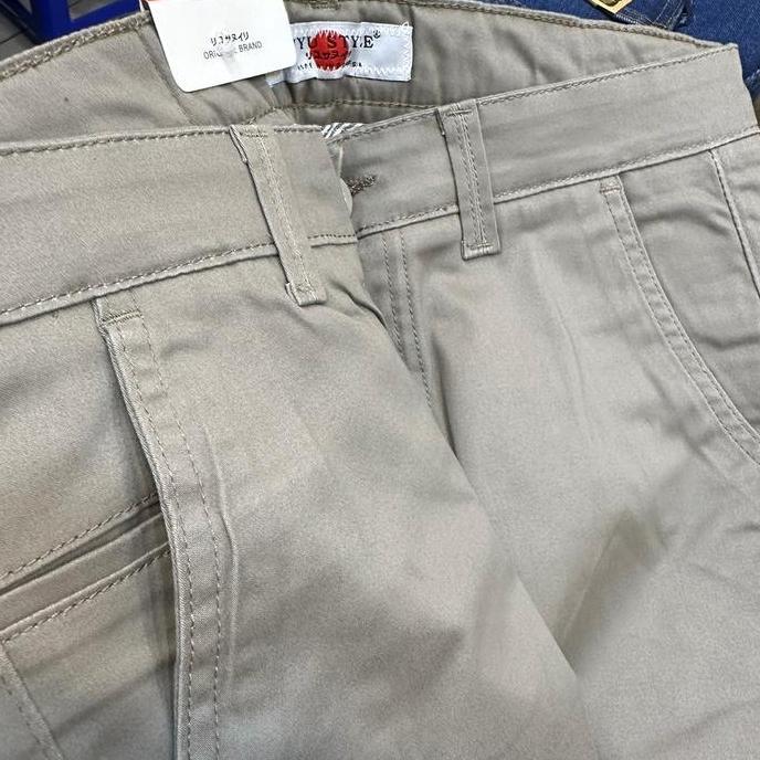 Cinos panjang pria RIYU STYLE/celana cinos panjang pria slimfit/celana kerja pria/celana terlaris Ch