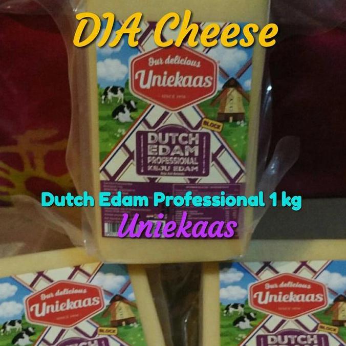 Cod,Sajabisa- Keju Block Edam Professional 1 Kg - Uniekaas