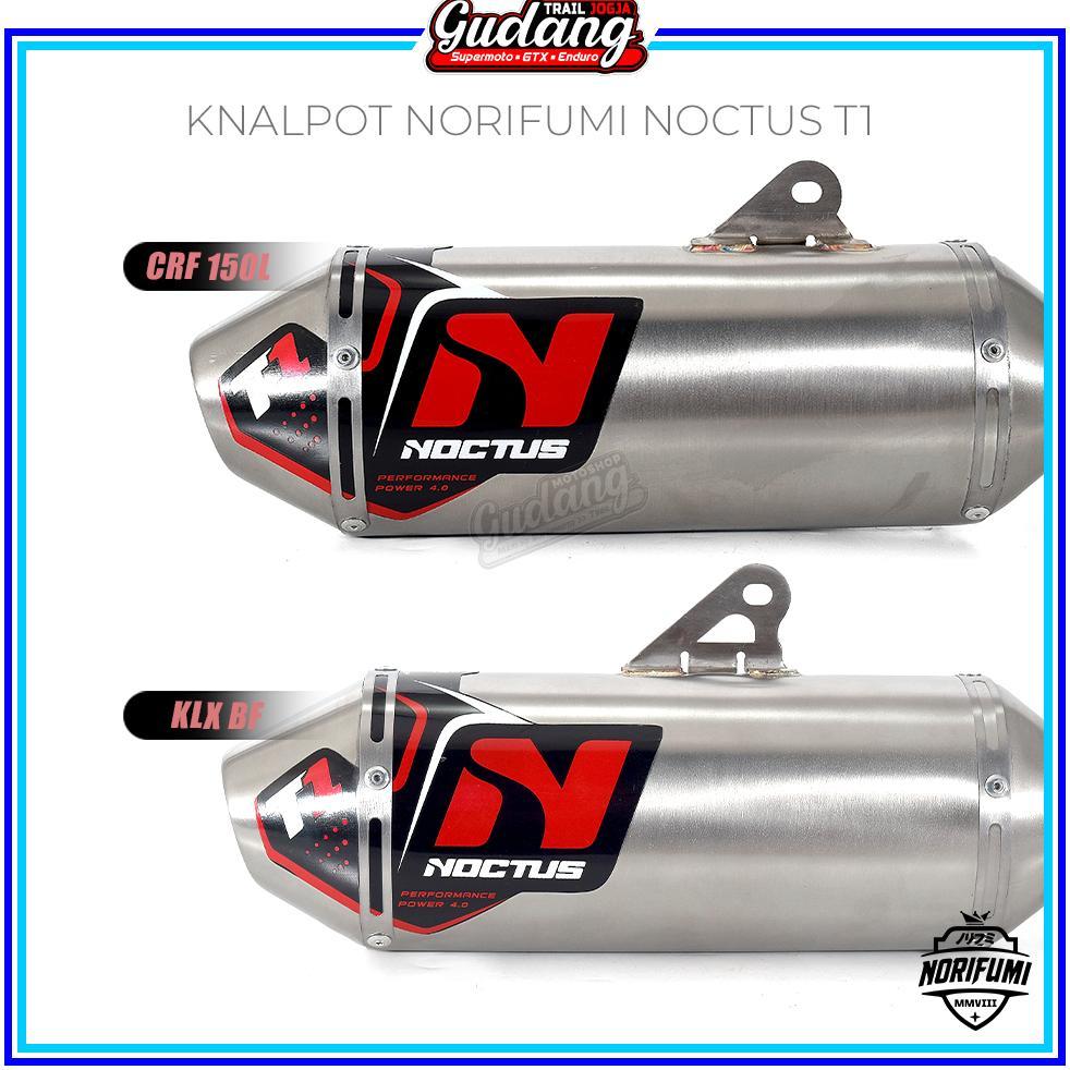 OBRAL Knalpot Norifumi Noctus T1 Torc Grafitty Standar Bore Up Stainless Rv1 NF Chrome KLX 150 Bigfo