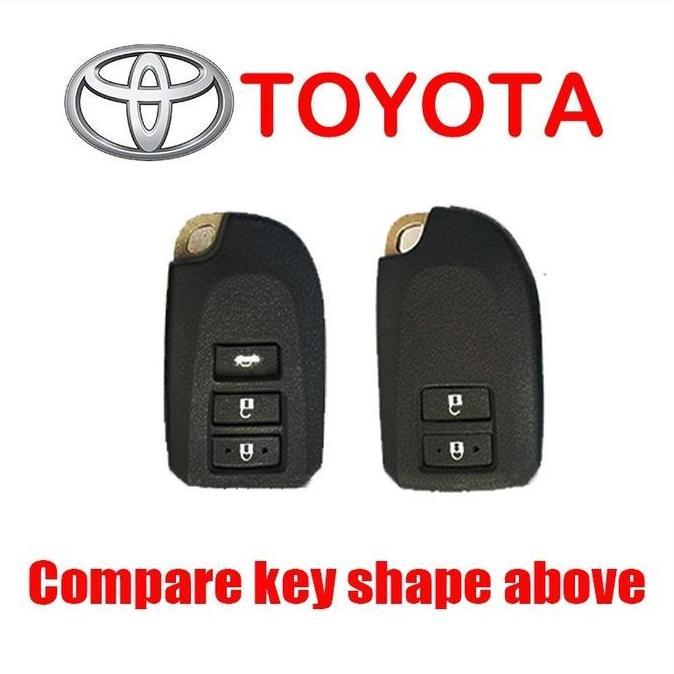 GANTUNGAN KUNCI MOBIL CASING KUNCI TOYOTA VIOS YARIS HILUX READY