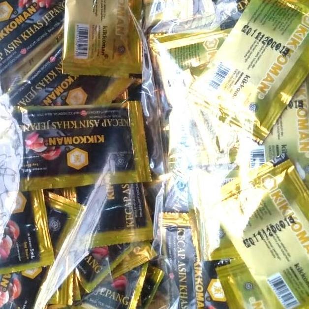 Bumbulengkap- Kikkoman Kecap Asin Khas Halal Sachet | Kecap Asin 5Ml 100Pcs
