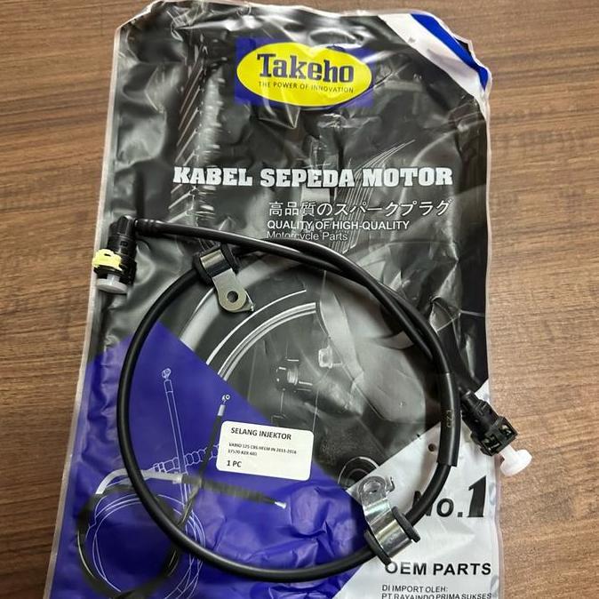 TERLARIS TAKEHO KZR SELANG INJEKTOR BENSIN INJECTOR HOSE COMP KABEL SEPEDA FUEL FEED INJECTION MOTOR