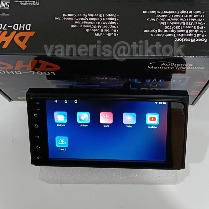 DHD-7001T - Headunit Double Din Android DHD 7 inch Plug and Play Innova Lama - Calya Sra - Avanza Xe