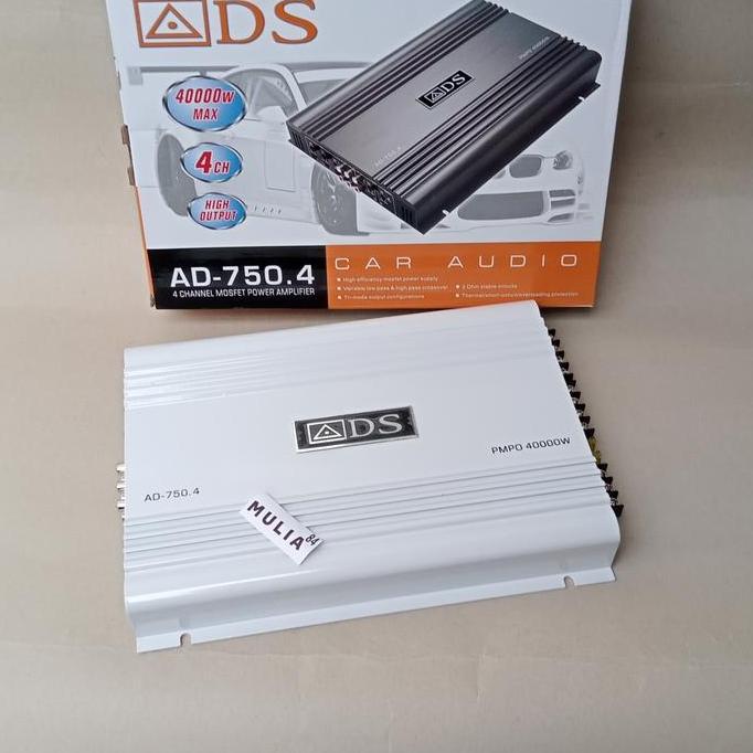 POWER AMPLIFIER 4 CHANNEL ADS AUDIO MOBIL BAGUS BERKUALITAS