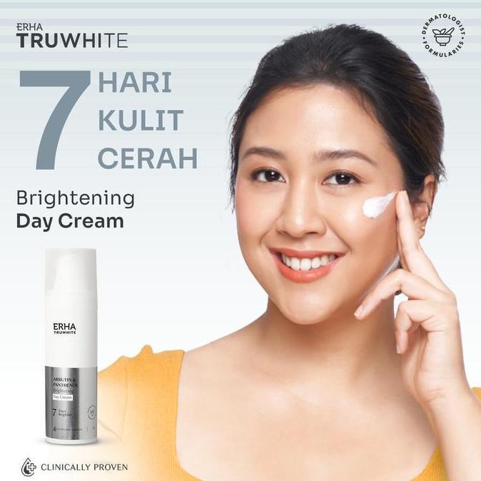 Youme- Erha Truwhite Brhtening Day Cream Krim Siang Arbutin Panthenol Flek