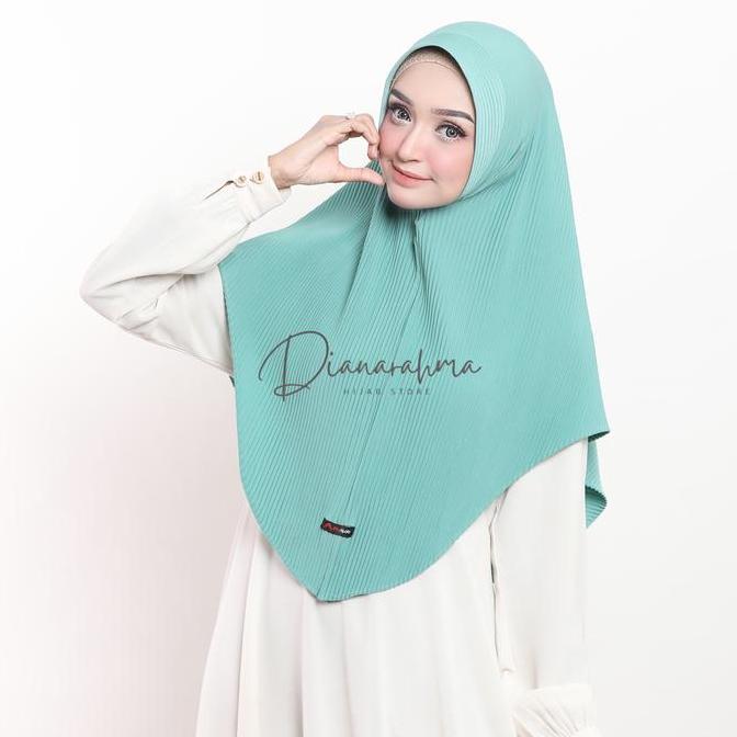 Heddosu- Azka Hijab - Jilbab Hijab Instan Matt Jersey Size L Bergo Mariam Plisket Jilbab Nyaman Keru