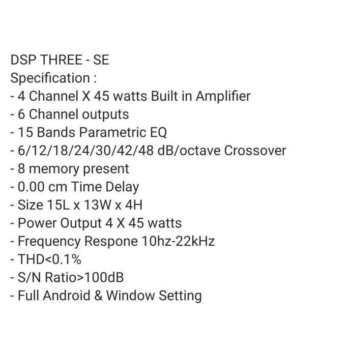 Paket Audio Mobil Momentum Prosesor DSP 3SE 3 SE + Subwoofer SBM 8 PLUG N PLAY