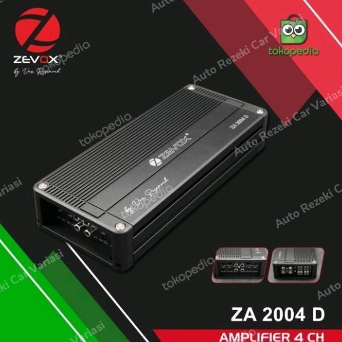 Power Amplifier Mobil 4 channel Zevox ZA 2004 D By Vox Best PM