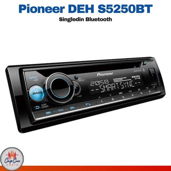 TAPE MOBIL AUDIO PIONEER DEH-S5250BT BLUETOOTH SINGLE DIN PIONEER