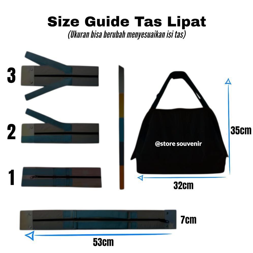 hot deals tas lipat/ tas lipat belanja/ tas belanja lipat waterproof / tas jinjing parasut kecil / t