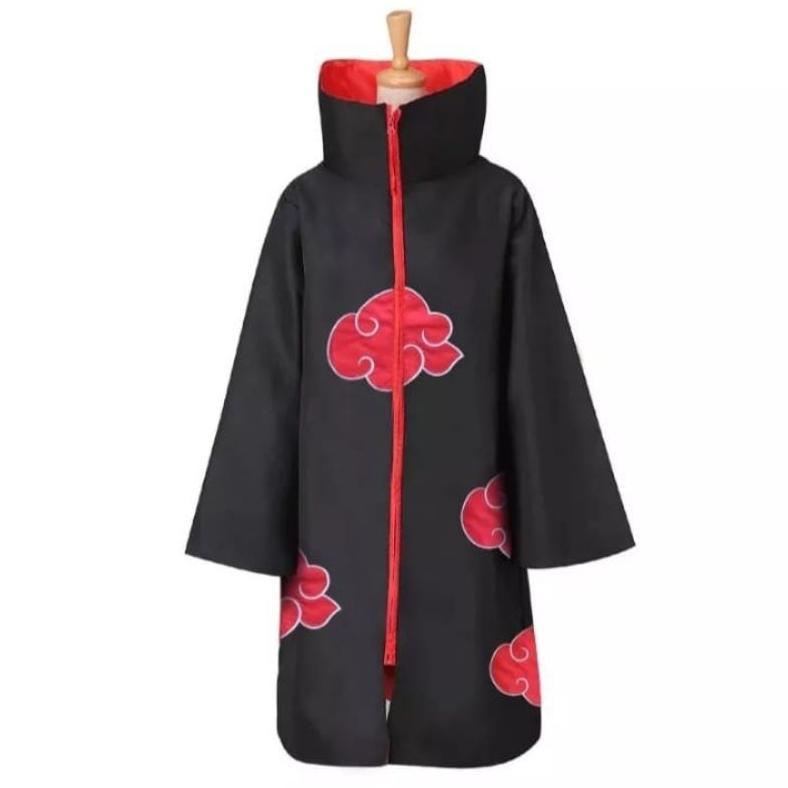 Cost kostum jubah akatsuki naruto itachi uchiha anak dan dewasa anime cosplay