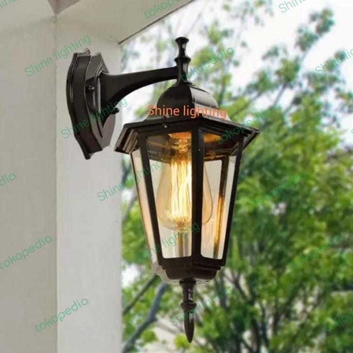 Lampu dinding klasik outdoor waterproof teras tipe LD1009 A/S