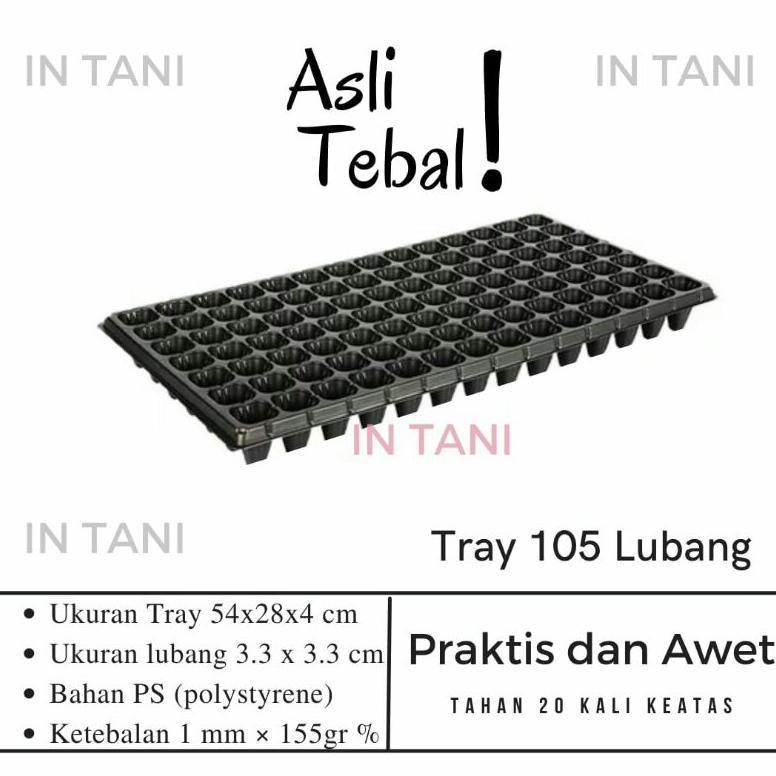 Promo Cod Tray Semai 105 Lubang Tebal Dan Bagus ><