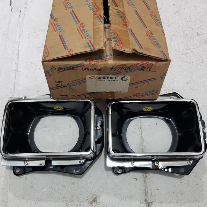 Cover Dudukan Head Lamp Case Ring Lampu Kecil Set Hino Ranger / Umum