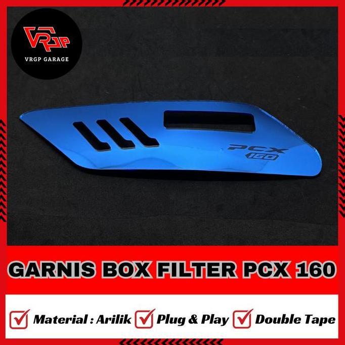 Garnis Box Filter Pcx 160 2021-2026/ Garnish Tutup Hawa Pcx 160