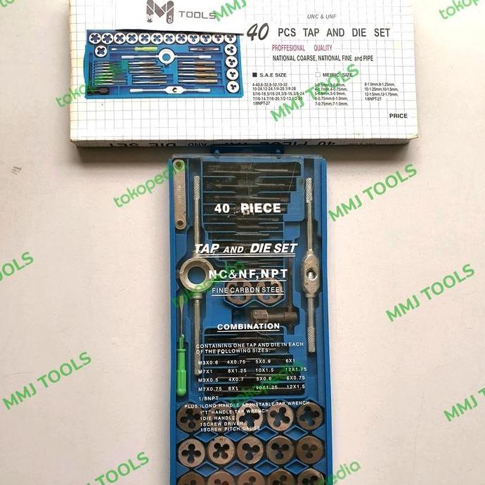 Alat Mata Senai Set 40 pcs - Mata Senai Set