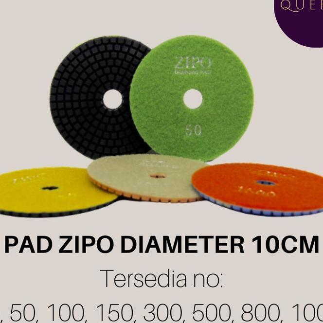 Diamond Pad Zipo / Pad Poles Marmer Granit / Polishing Pad