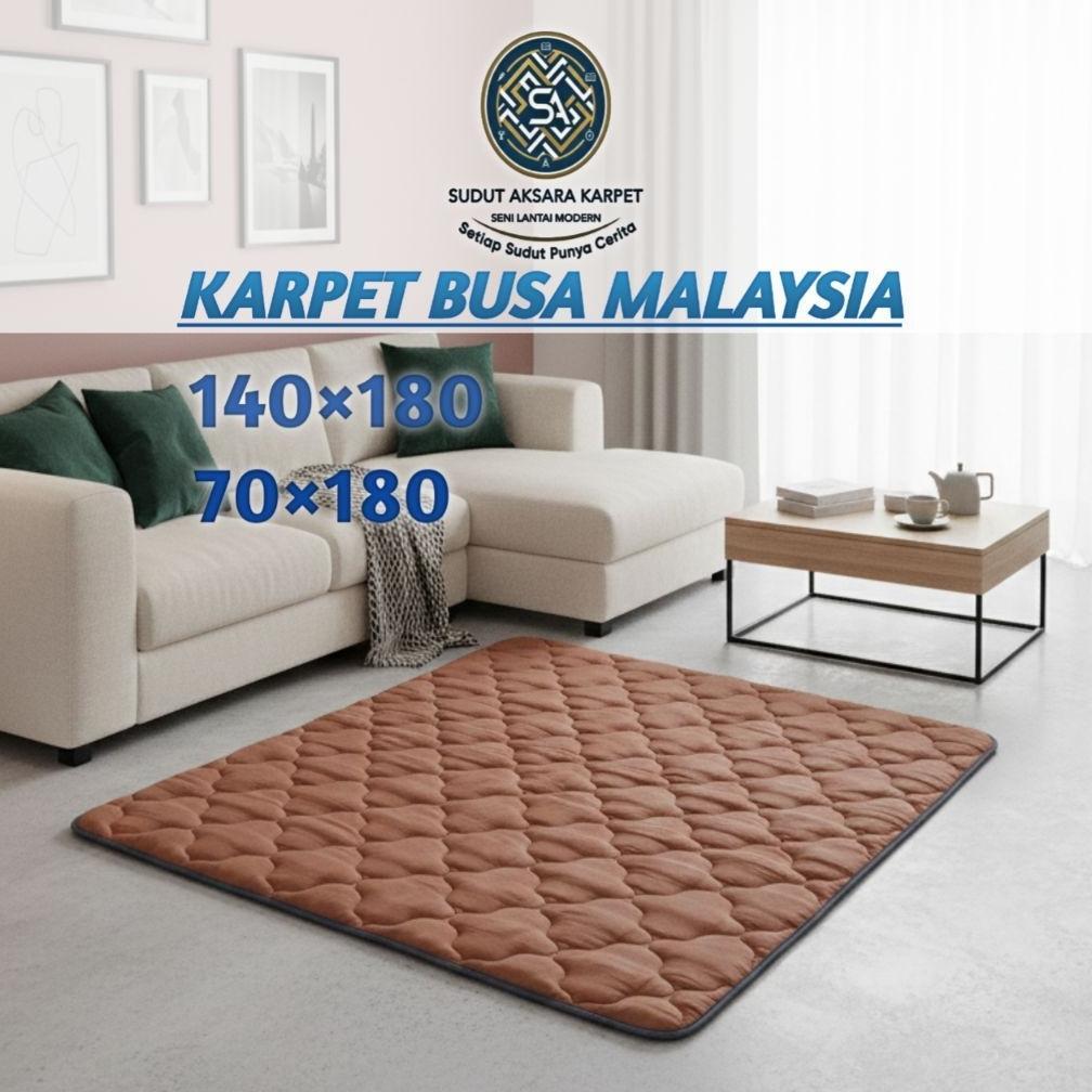 NEW PRODUCT KARPET BUSA MALAYSIA QUILTING POLOS AESTHETIC - KARPET LANTAI