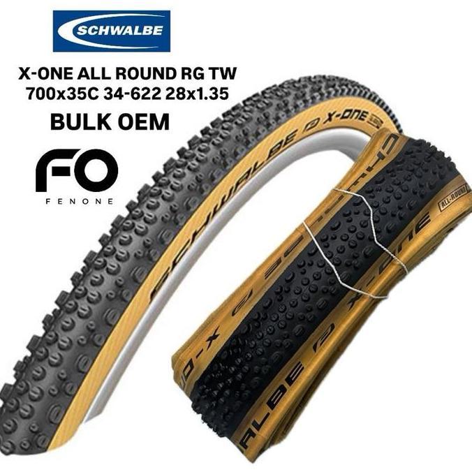 SCHWALBE TIRE X-ONE ALL ROUND RG TW 700X35C 34-622 28x1.35 BAN LUAR SEPEDA SCHWALBE TW BULK OEM