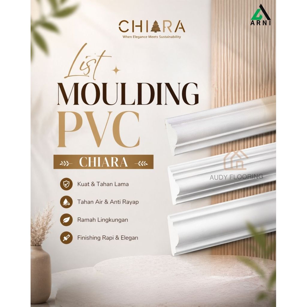 List Wall Moulding PVC Chiara | Wall Moulding Dekorasi | Dekorasi Dinding | Lis List Moulding
