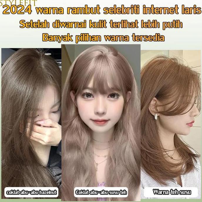 Kurze- Style Fit Tidak Perlu Pemutihan Hair Colour Perna Rambut Halal 230Ml Perna Herbal Cat Rambut 