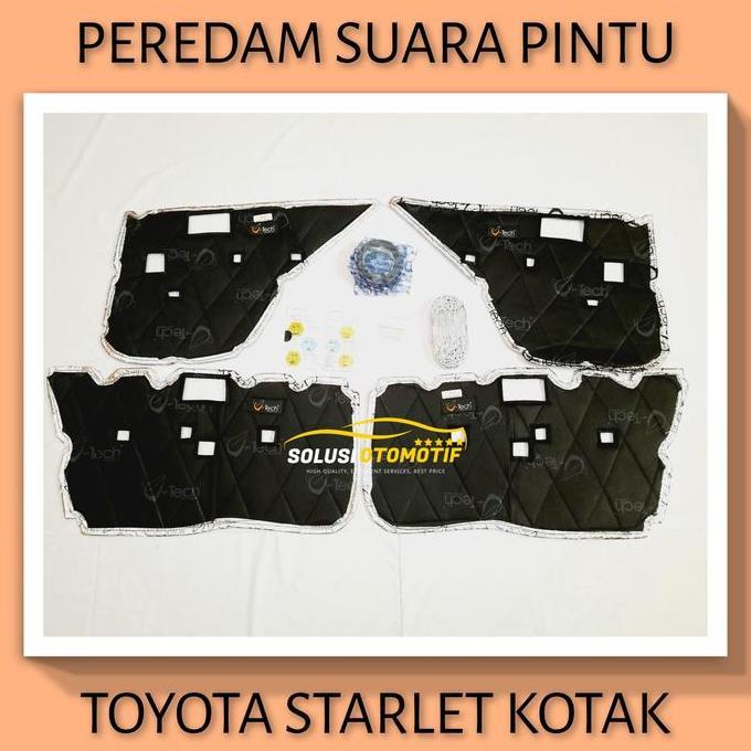 TOYOTA STARLET KOTAK Peredam Suara Pintu Aksesoris Mobil VTECH PnP