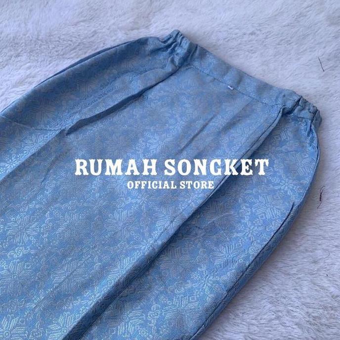 Rok Songket Span Jadi Karet Kiri Kanan Dan Resleting Belakang rok  span traditional rok span kebaya 