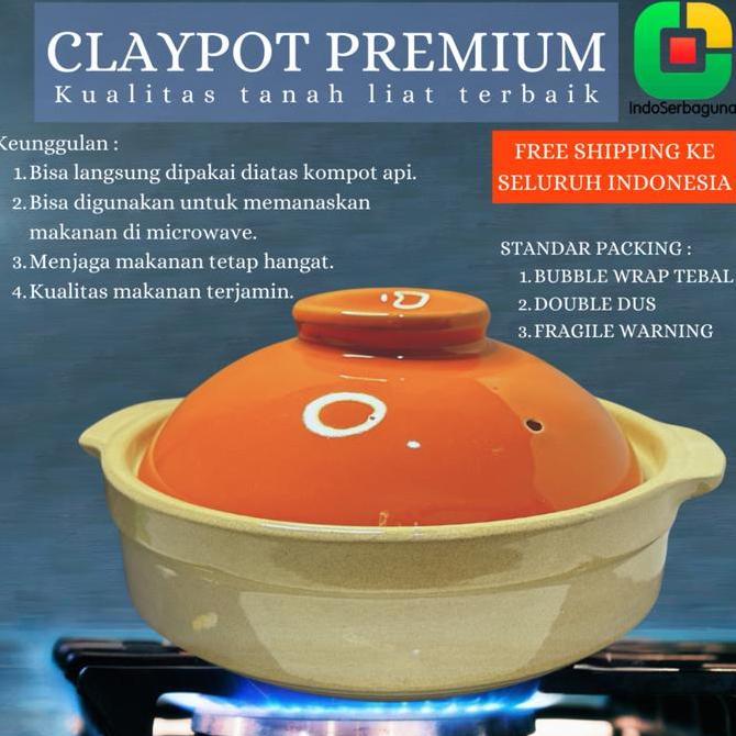 Lansungkirim- Claypot Masak / Panci Tanah Liat/Claypot Sapo Ceper