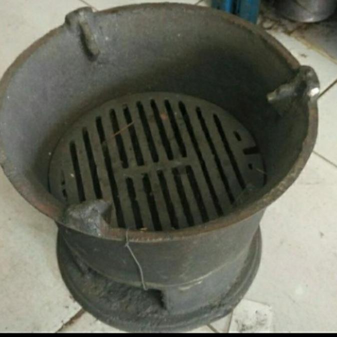 anglo kompor arang besi baja cor ukuran 26cm DS