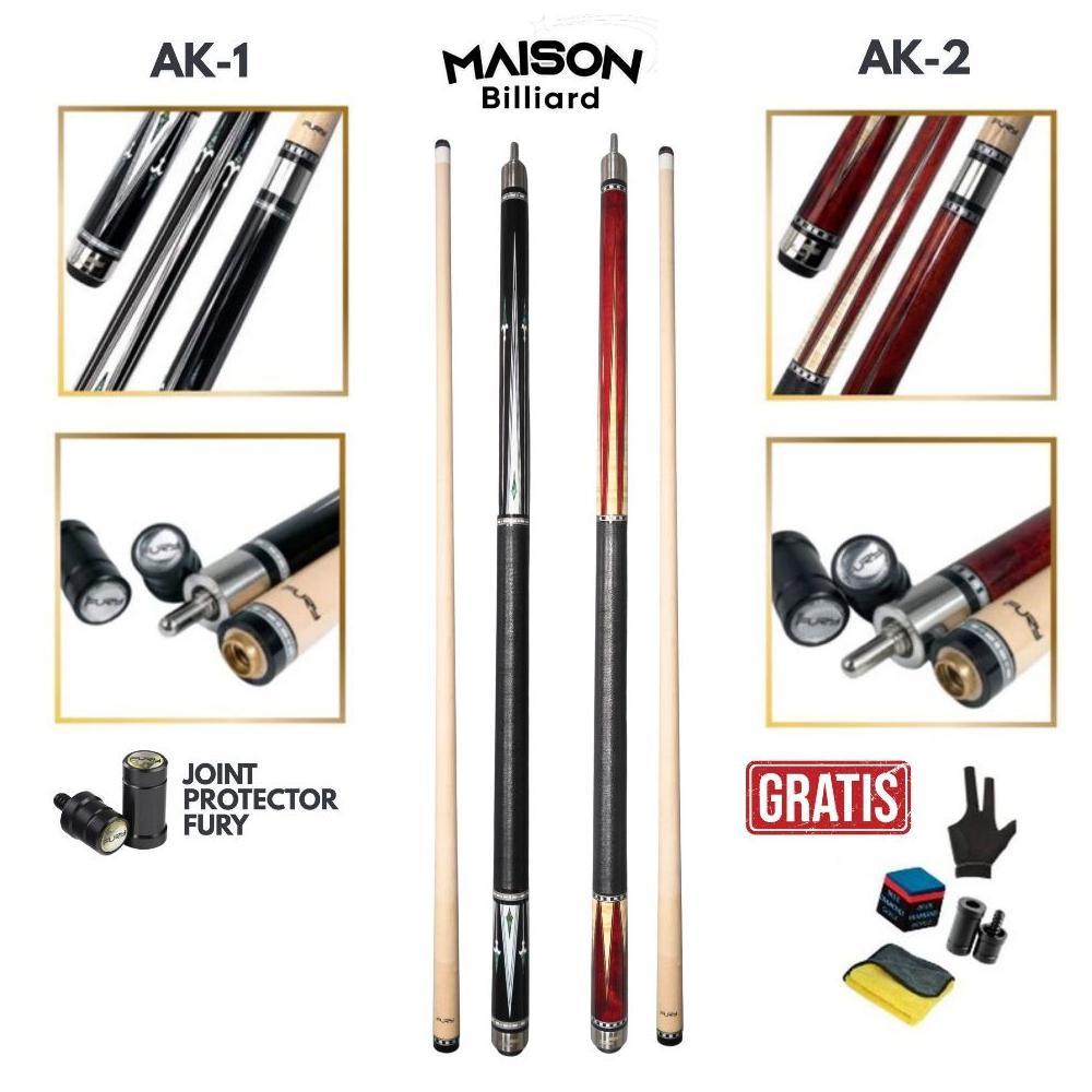 BEST DEALS STICK BILLIARD FURY AK SERIES AK-1 AK-2 CUE / STIK BILLIAR FURY AK ORIGINAL
