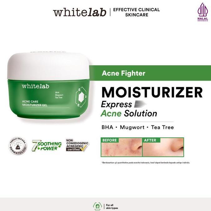 Haut- Whitelab 5Pcs Paket Acne Lengkap - Facial Wash, Toner, Serum, Moisturizer, Acne Cream Paket Sk
