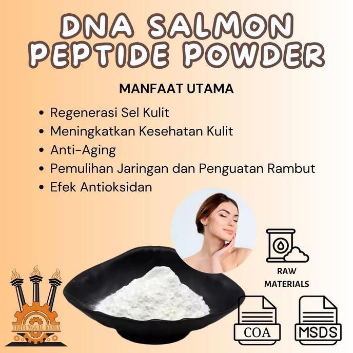 Salmon Collagen Peptides 100 Gr / Dna Salmon Kolagen Regenerasi Sel Kulit / Dna Ikan Salmon Peptide