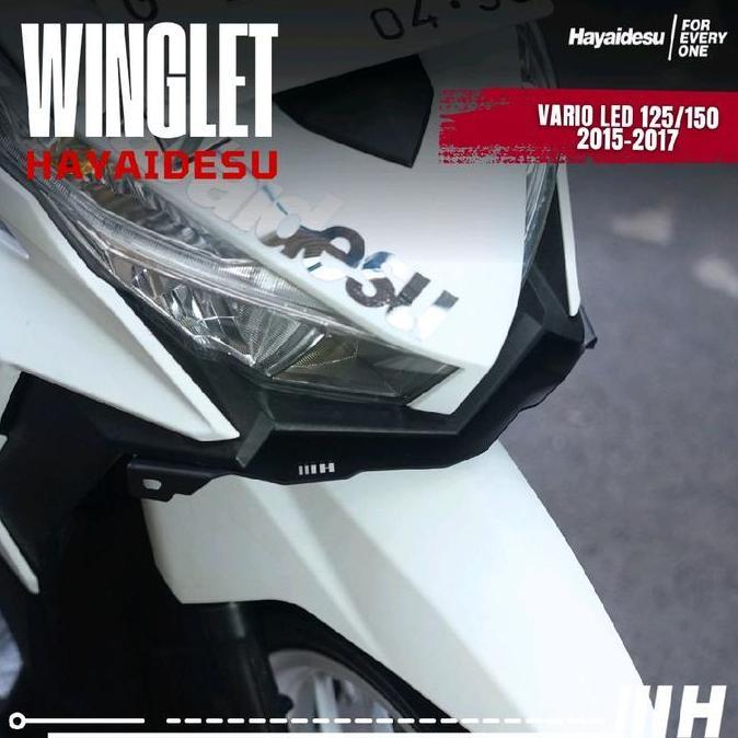 Hayaidesu Winglet Bawah Vario Led (2015-2017) Promo