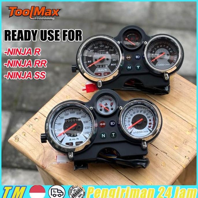 Spidometer Ninja Ss Ninja R Speedometer Ninja Ss Ninja R Kimometer Ninja Ss (Hitam,Putih) Diskon