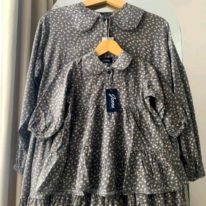 (1 pcs) MIDI DRESS COUPLE IBU DAN ANAK /tunik couple