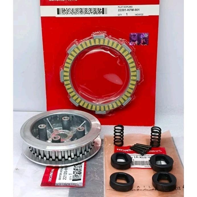 Paket Rumah Kopling Kpp/K15 3Item Rumah Kopling+Kampas Kopling+Karet Kopling Cb150R Old Cb150R Stree