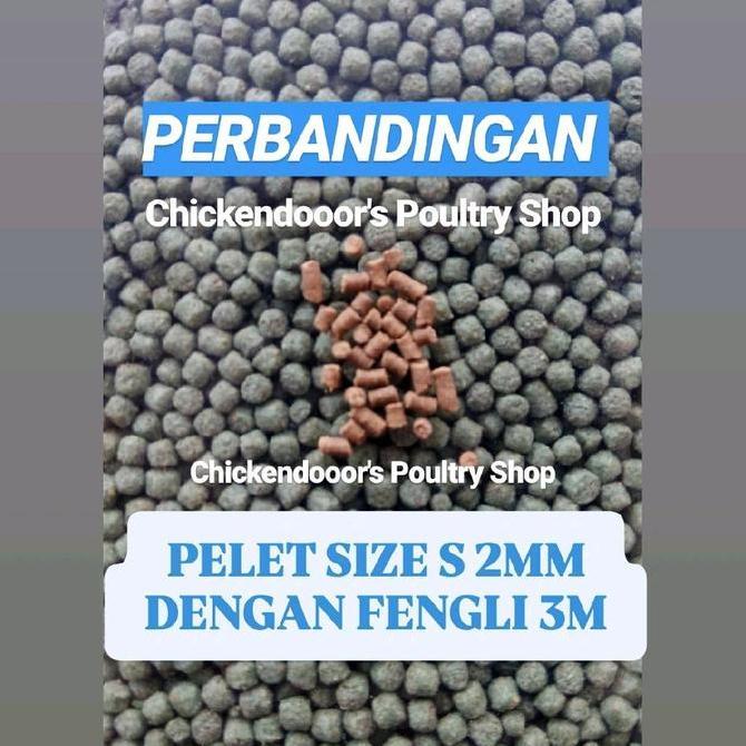 Fisch- Pakan Ikan Koi Feng Li 3 M Fengli 3M Sinking Feed Pelet Ikan Mas Koki 1Kg Pelet Lobster Air T
