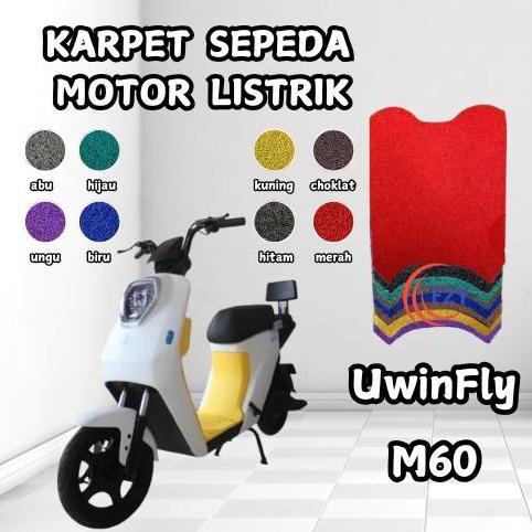 Karpet Sepeda Motor Listrik Uwinfly M60 , Alas Kaki, Pijakan Kaki