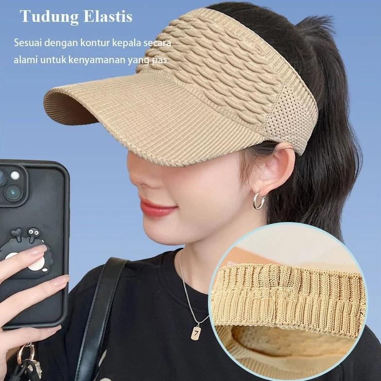BEST SALE WAVVY TOPI GOLF TENIS RAJUTAN PEREGANGAN / TOPI MATAHARI OLAHRAGA WANITA KOREA /TOPI WANIT