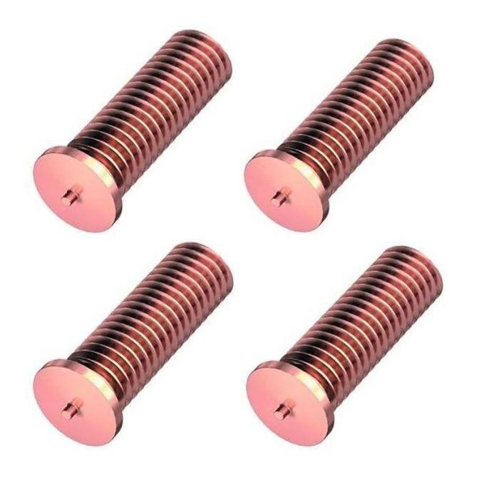 1PAK(100PCS) M4X12 CD STUD WELDING STEEL WITH COPPER PLATED / BAUT LAS TEMBAK BESI DILAPISI TEMBAGA 