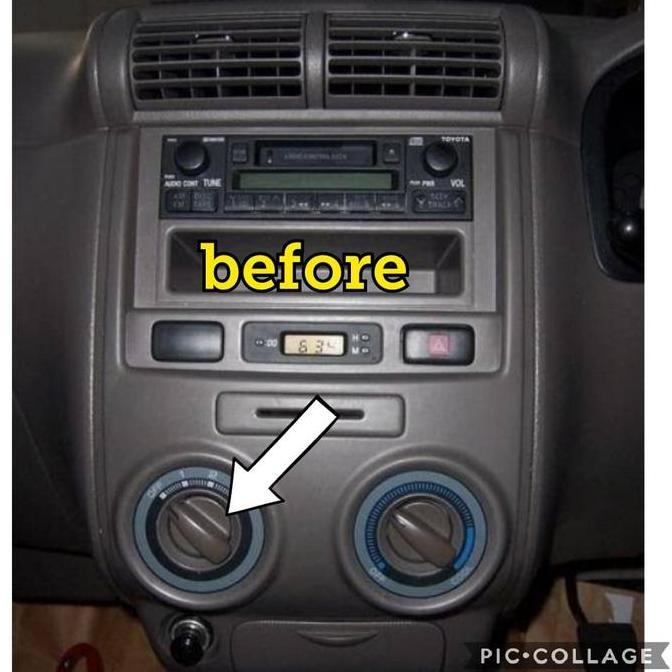 Promo sepasang knob knob putaran tombol ac model elegant avanza xenia lama Diskon