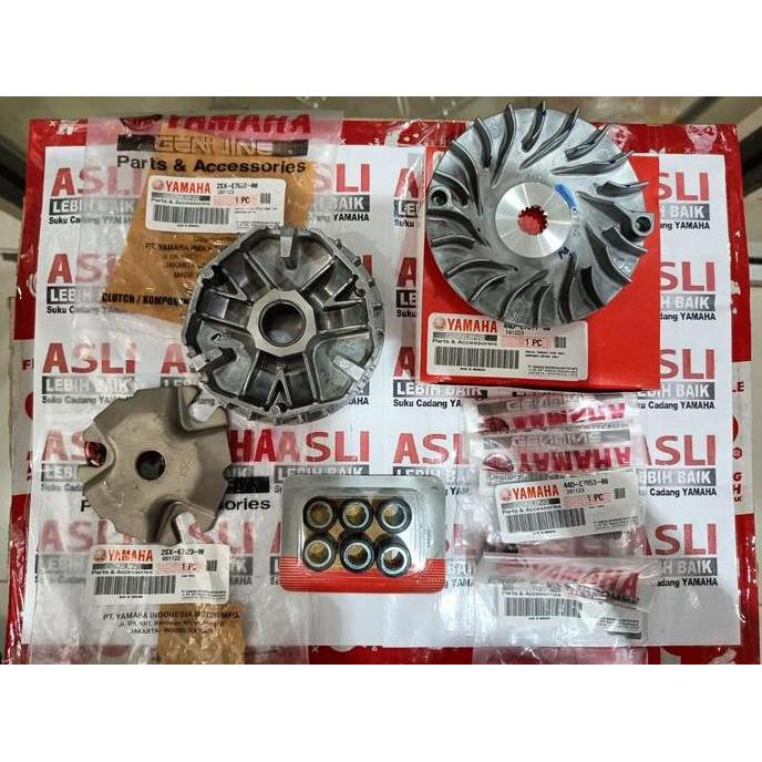 Update Paket Cvt Pully Depan Mio M3 - Mio Z - Gear 125 Original Yamaha Genuine Parts