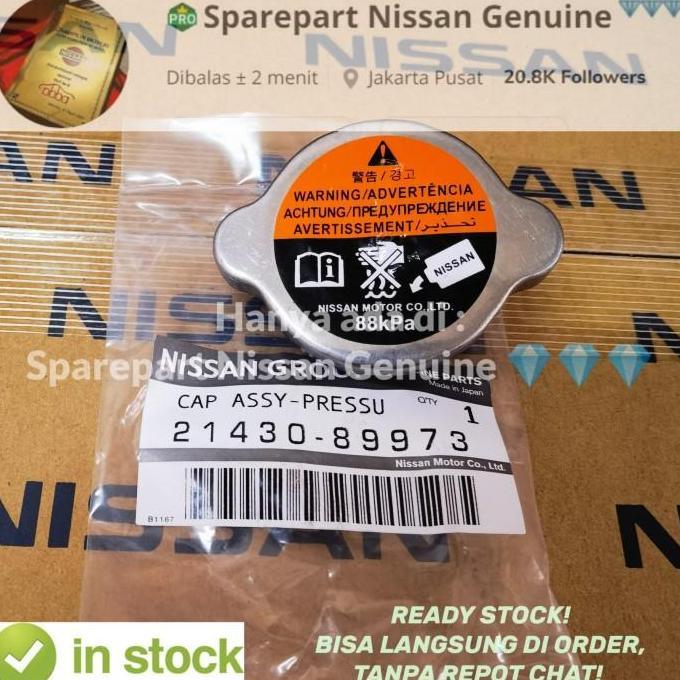 Tutup Cap Radiator 88Kpa Serena C26 100% Original Nissan Japan