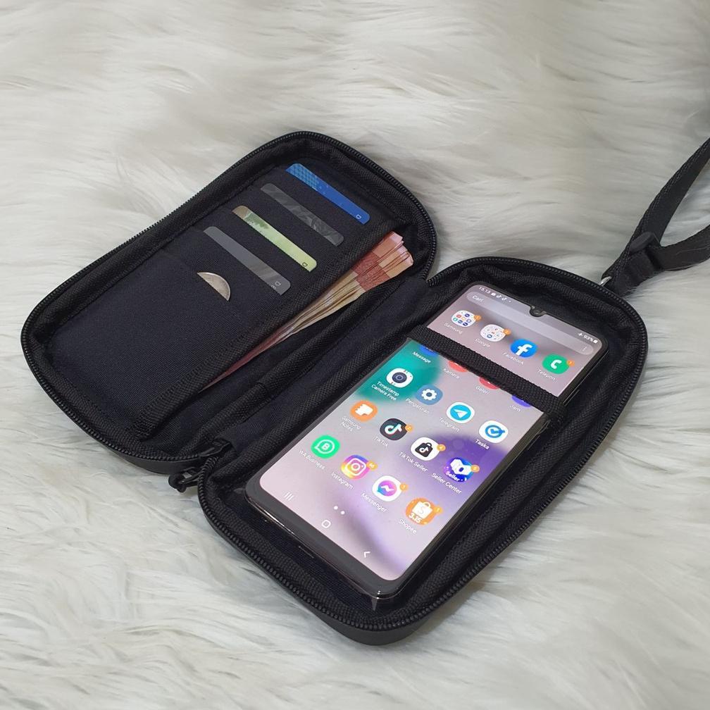 BIG PROMO DG2W Waterproof Anti Air Tas Dompet Hanging Phone Sako Wallet Gantung Kalung Leher Selempa