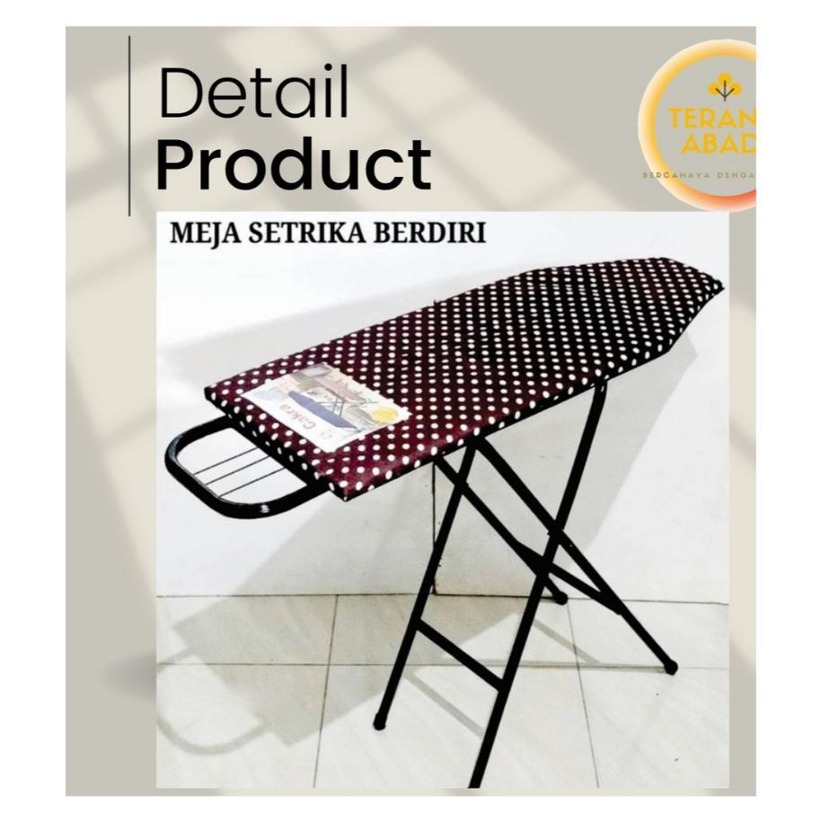 Meja [Promo] Setrika Lipat Mulitfungsi/ Meja Setrika Besi/ Meja Gosok Besi Setrika/ Rak Setrika Besi
