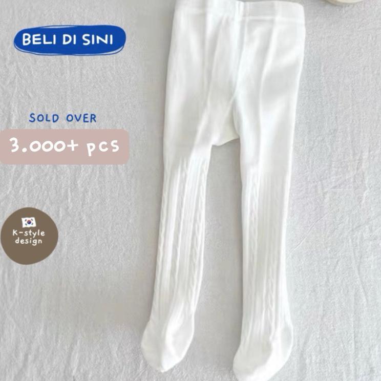 Babychan - Emily Knit Legging - Korean Legging - Legging Bayi Polos - Stocking Bayi Rajut Legging Ra